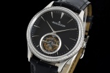 Jaeger LeCoultre Ultra Thin Master Series Automatic Mechanical Leather Watch 43MM