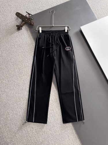 Gucci New Unisex GG Reflective Edge Elastic Band Casual Pants