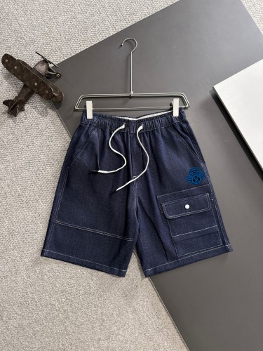 Louis Vuitton New Unisex Classic Logo Versatile Casual Cowboy Shorts