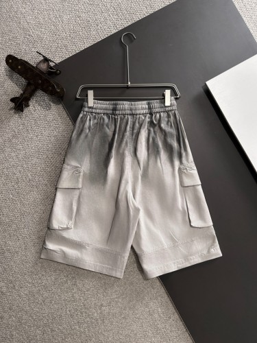 Balenciaga New High Street Couple Tie Dyeing Casual Elastic Band Shorts