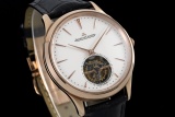 Jaeger LeCoultre Ultra Thin Master Series Automatic Mechanical Leather Watch 43MM