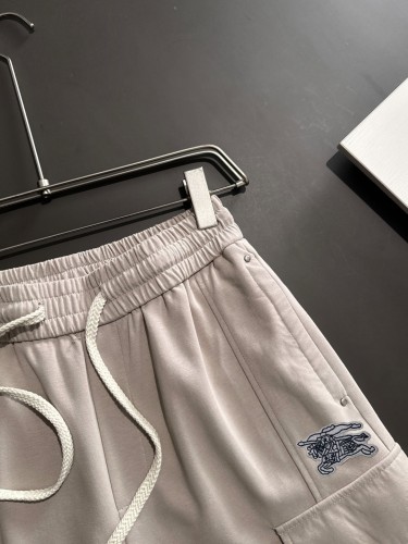Burberry New Unisex Fashion Gradient Elastic Band Casual Shorts