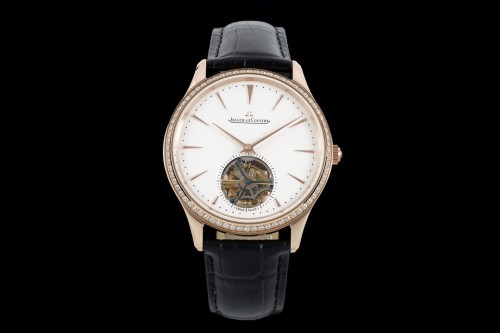 Jaeger LeCoultre Ultra Thin Master Series Automatic Mechanical Leather Watch 43MM