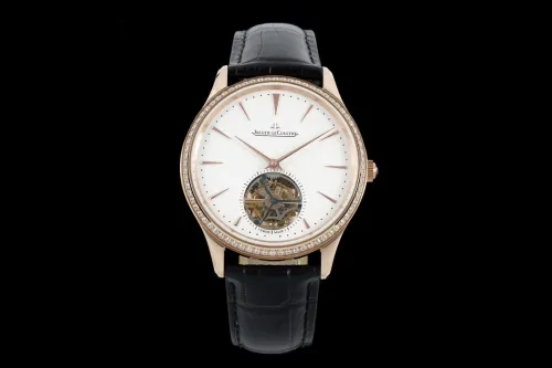 Jaeger LeCoultre Ultra Thin Master Series Automatic Mechanical Leather Watch 43MM