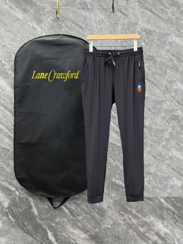 Gucci Unisex Donald Duck Embroidered Versatile Ice Silk Pants Thin Casual Sports Pants