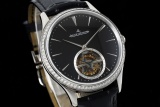 Jaeger LeCoultre Ultra Thin Master Series Automatic Mechanical Leather Watch 43MM