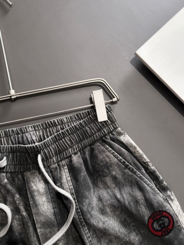Gucci New Couple Retro Washed Casual Denim Shorts