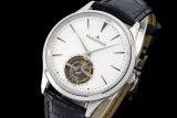 Jaeger LeCoultre Ultra Thin Master Series Automatic Mechanical Leather Watch 43MM
