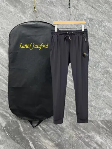 Gucci Unisex Bee Embroidered Versatile Ice Silk Pants Thin Casual Sports Pants