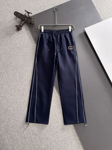 Gucci New Unisex GG Reflective Edge Elastic Band Casual Pants
