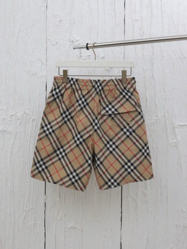 Burberry Classic Diagonal Pattern Casual Beach Shorts