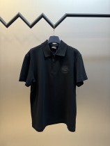 Burberry New Couple Classic Couple War Horse Embroidered Short Sleeve Polo Shirt