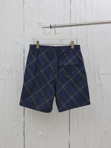 Burberry Classic Diagonal Pattern Casual Beach Shorts