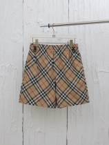 Burberry Classic Diagonal Pattern Casual Beach Shorts