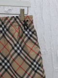 Burberry Classic Diagonal Pattern Casual Beach Shorts