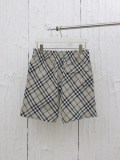 Burberry Classic Diagonal Pattern Casual Beach Shorts
