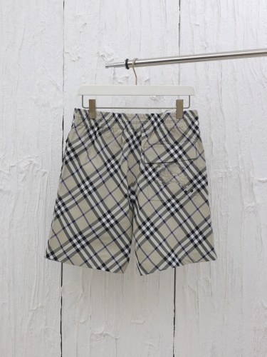 Burberry Classic Diagonal Pattern Casual Beach Shorts