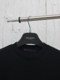 Louis Vuitton New Rainbow Gradient Vertical Pattern Printed Short Sleeve Couple Casual T-shirt