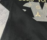Louis Vuitton New Unisex Front Logo Jacquard Knitted Sweater Round Neck Short Sleeve