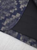 Louis Vuitton New Fashion Python Jacquard Single Breasted Cowboy Coat
