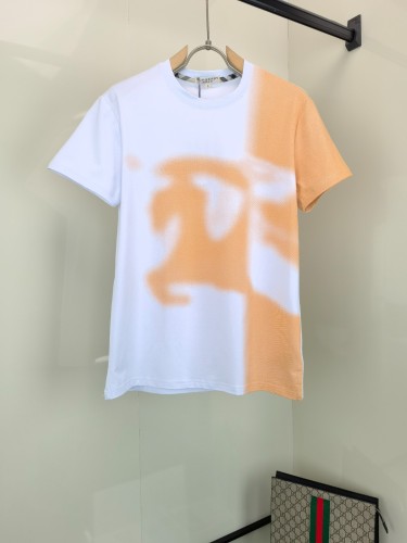 Burberry New Fashion Printed Short Sleeve Couple Casual Round Neck T-shirt