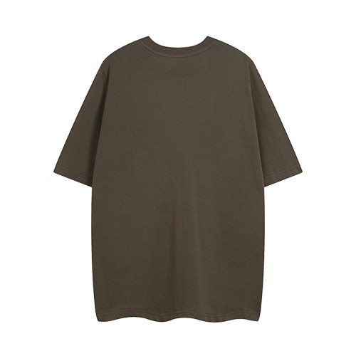 Gucci New 3D Logo Short Sleeve Unisex Casual Round Neck T-shirt