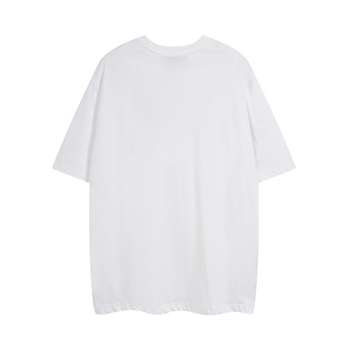 Gucci New 3D Embroidered Rose Short Sleeve Couple Casual Round Neck T-shirt