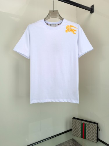 Burberry New Fashion War Horse Printed Short Sleeve Unisex Casual Round Neck T-shirt