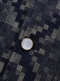Louis Vuitton New Fashion Python Jacquard Single Breasted Cowboy Coat