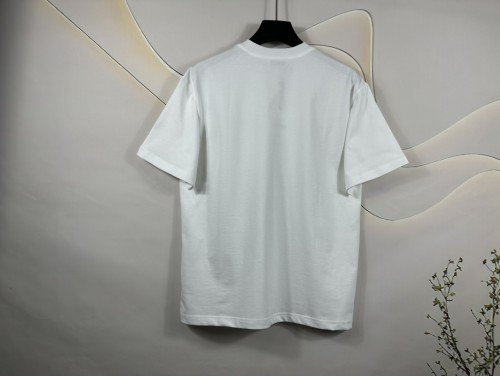 Moncler New 3D Embroidered Short Sleeve Unisex Casual Round Neck T-shirt