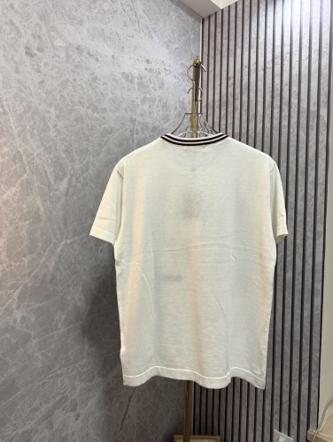 Louis Vuitton New Unisex Front Logo Jacquard Knitted Sweater Round Neck Short Sleeve