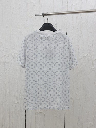 Louis Vuitton New Chain Printed Vintage Short Sleeve Casual Round Neck T-shirt
