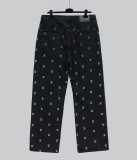 Louis Vuitton New Fashion Full Gradient Embroidered Logo Casual Washed Jeans