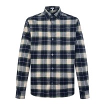 Loewe New Classic Checkered Long Sleeve Shirt Coat