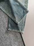 Dior New Fashion Loose Wide Leg Jeans Unisex Washed Straight Pants