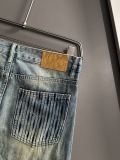 Dior New Fashion Loose Wide Leg Jeans Unisex Washed Straight Pants