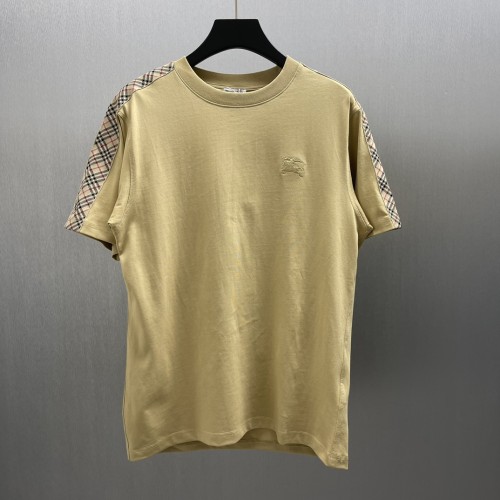 Burberry Classic Embroidered War Horse Short Sleeve Unisex Loose Casual T-shirt