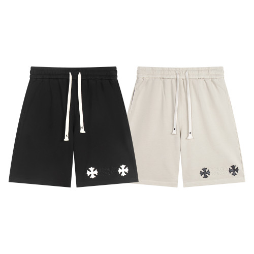 Chrome Hearts New Unisex Embroidered Cross Sanskrit Casual Shorts