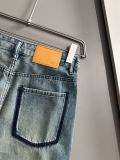 Dior New Fashion Loose Wide Leg Jeans Unisex Washed Straight Pants