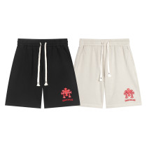 Chrome Hearts New Unisex Embroidered Cross Sanskrit Casual Shorts