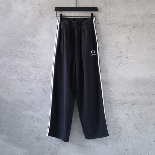 Balenciaga New Five Bar Embroidered Logo Pants Couple Casual Sports Pants