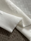 Louis Vuitton Fashion Chessboard Round Neck Knitted Short Sleeve