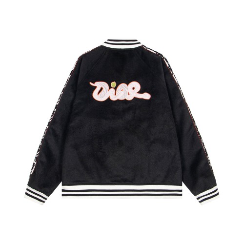 Dior x Kaws New Year Of The Snake Embroidered Baseball Jacket