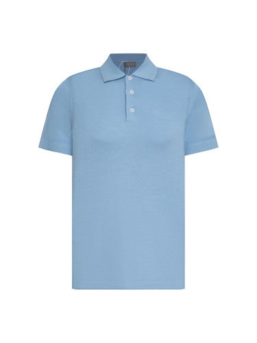 Dior New Couple Classic Embroidered Logo Collar Knitted Short Sleeve