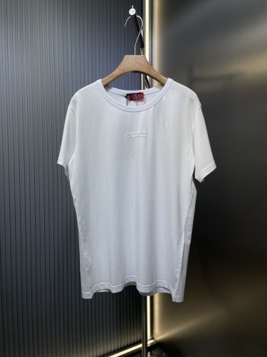Gucci New Classic Patchwork Embroidered Round Neck Short Sleeve