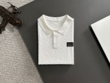 Louis Vuitton Fashion Chessboard Round Neck Knitted Short Sleeve