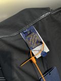 Louis Vuitton New Letter Embroidered Open Collar Single Row Shirt