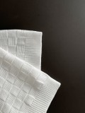 Louis Vuitton Fashion Chessboard Round Neck Knitted Short Sleeve