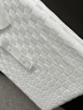 Louis Vuitton Fashion Chessboard Round Neck Knitted Short Sleeve