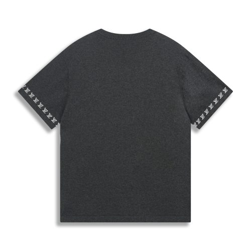 Louis Vuitton New Couple Letter Jacquard Knitted Short Sleeve